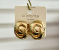 Gold Swirl Earrings