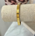Thin Tile Chain Bracelet