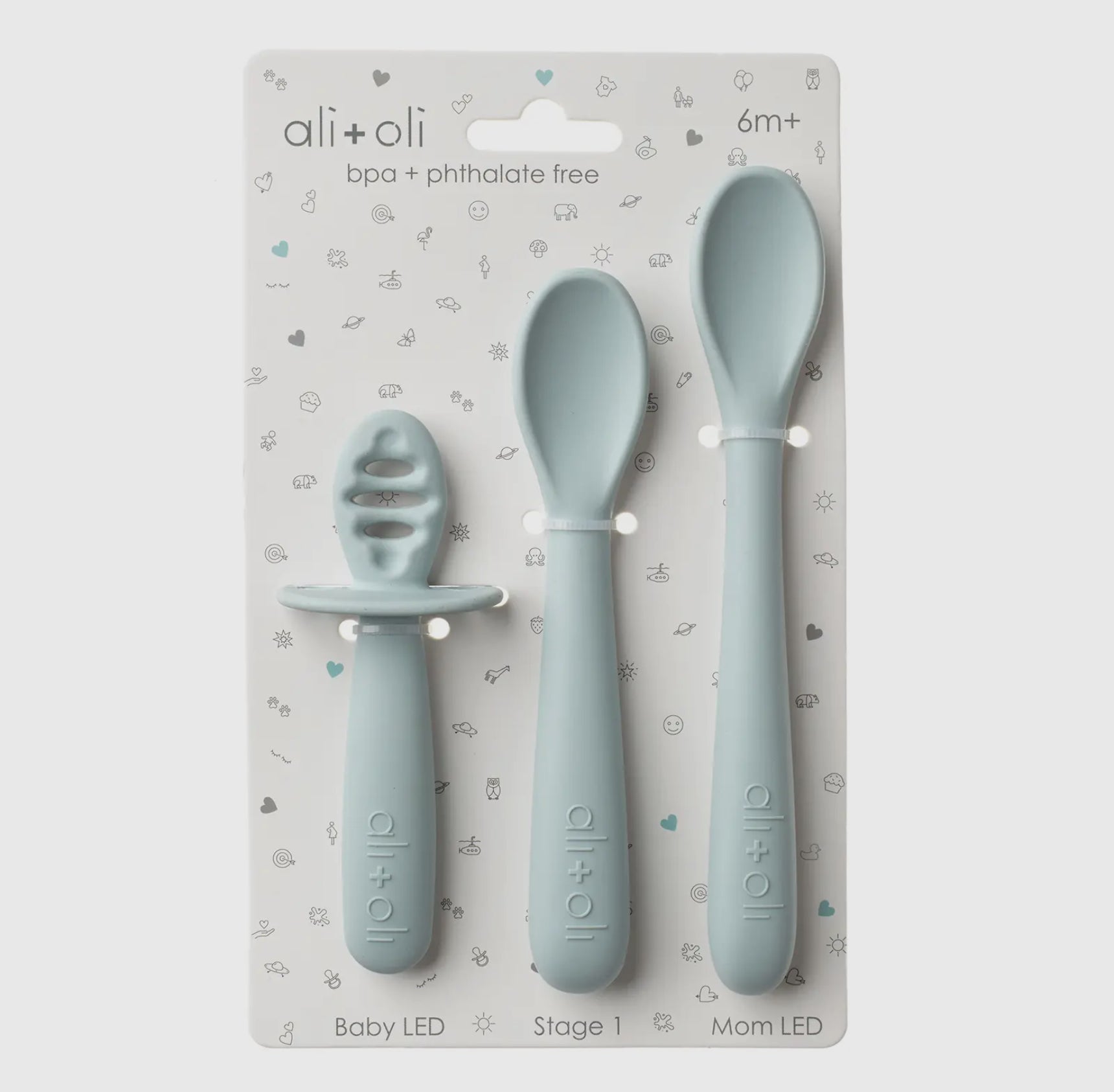 Spoon Set- 6m+ Blue