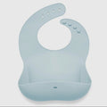 Silicone Baby Bib Roll Up- Sky