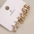 Trio Bubble Hoop Huggie Earrings
