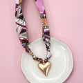 Charm Scarf Necklace
