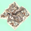 Paisley Ivory Bandana Scarf