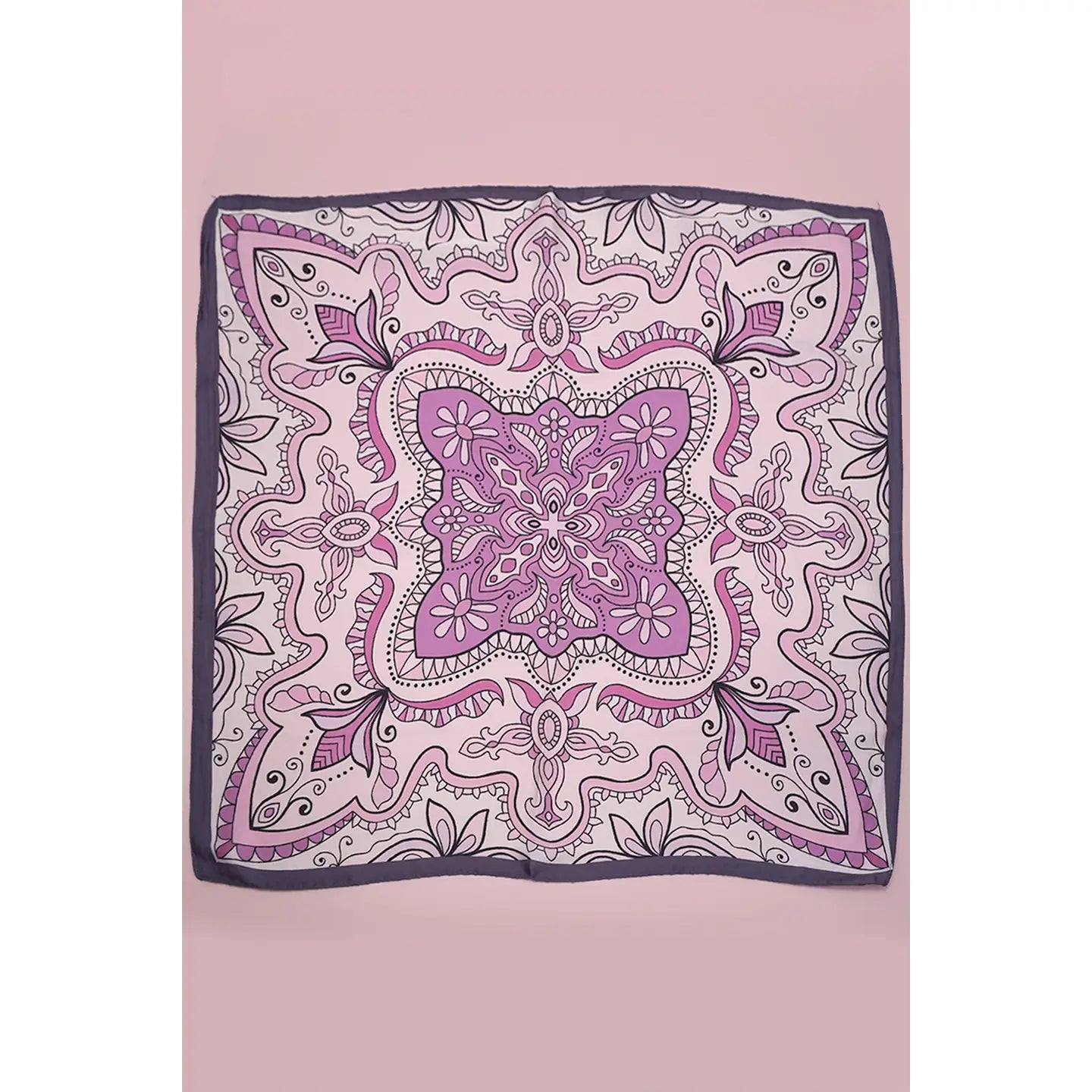 Mauve Aztec Bandana Scarf