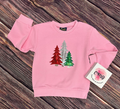 Pink Christmas Tree Sweater