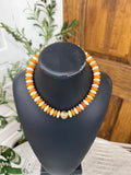 Chunky Orange Necklace