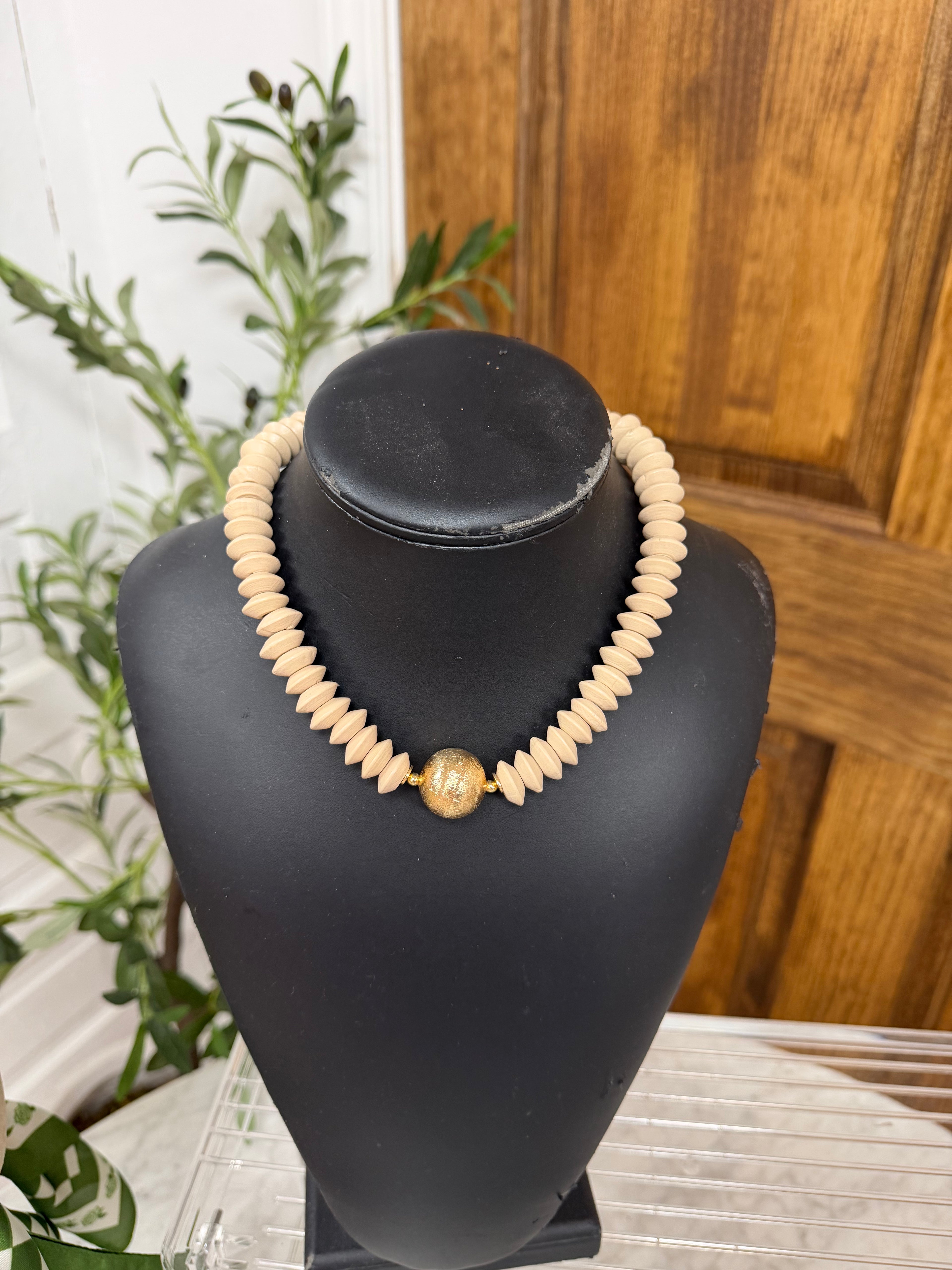 Chunky Tan Necklace