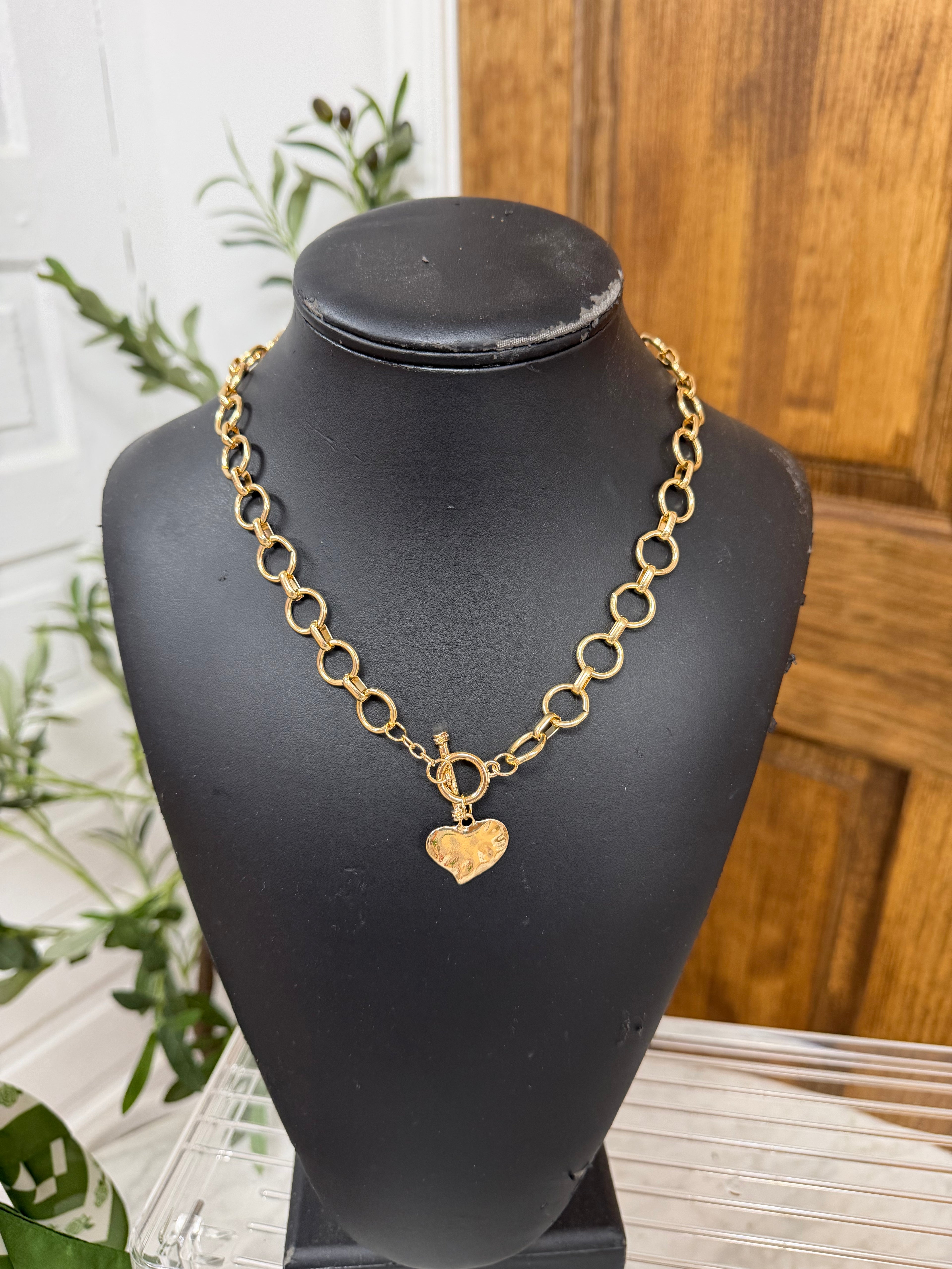 Heart Toggle Necklace