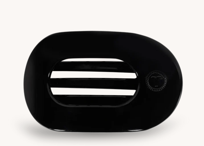 Teleties | Jet Black Large Flat Clip