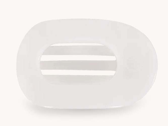 Teleties | Coconut White Large Flat Clip