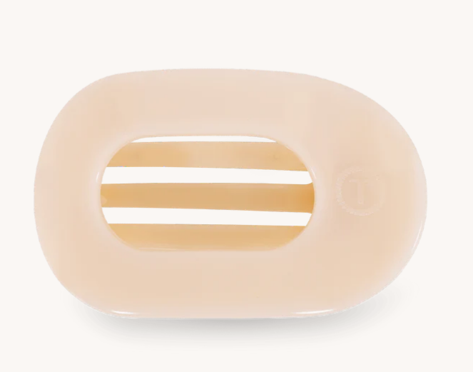 Teleties | Almond Beige Large Flat Clip