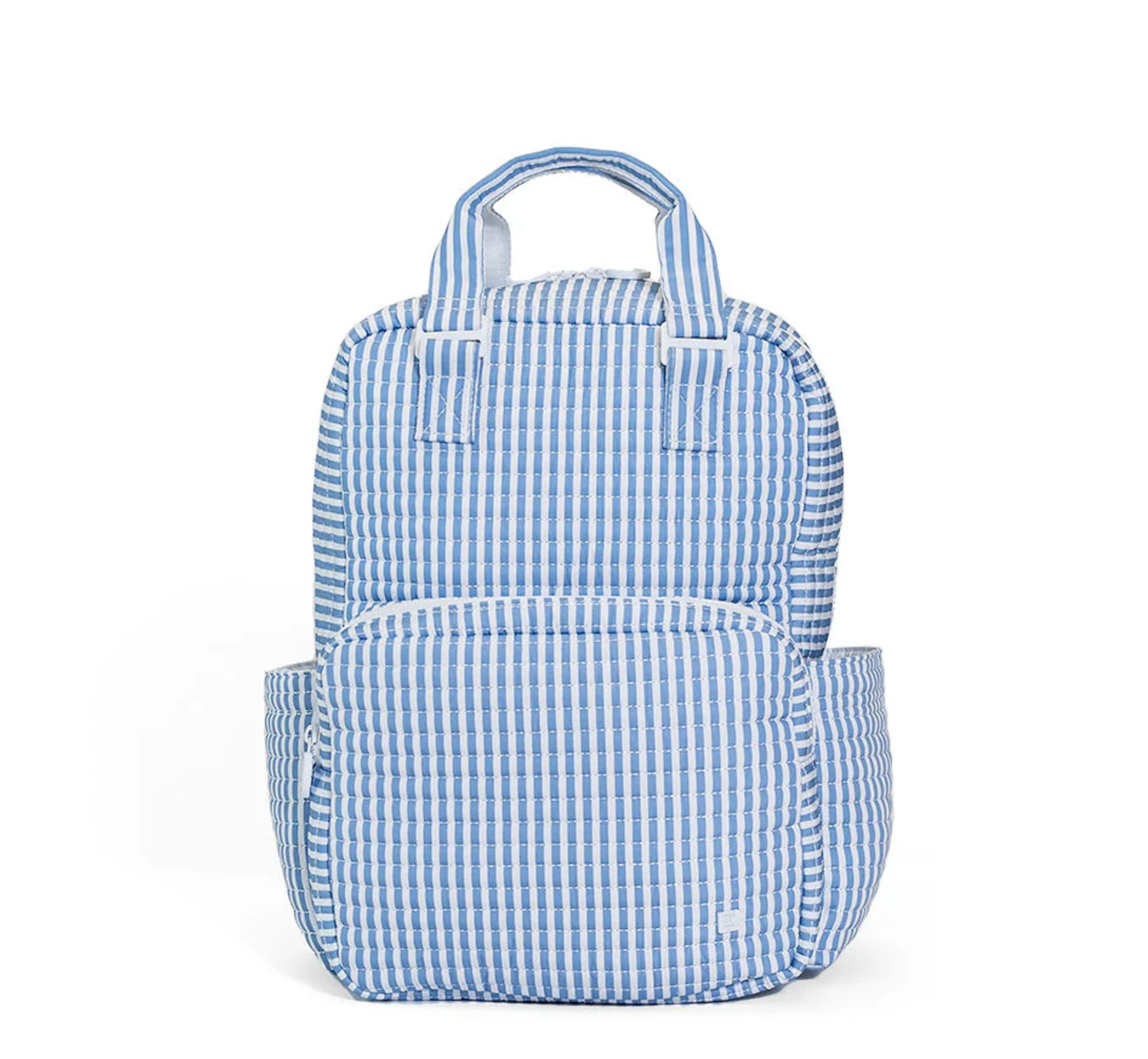 Quilted Book Bag- Blue