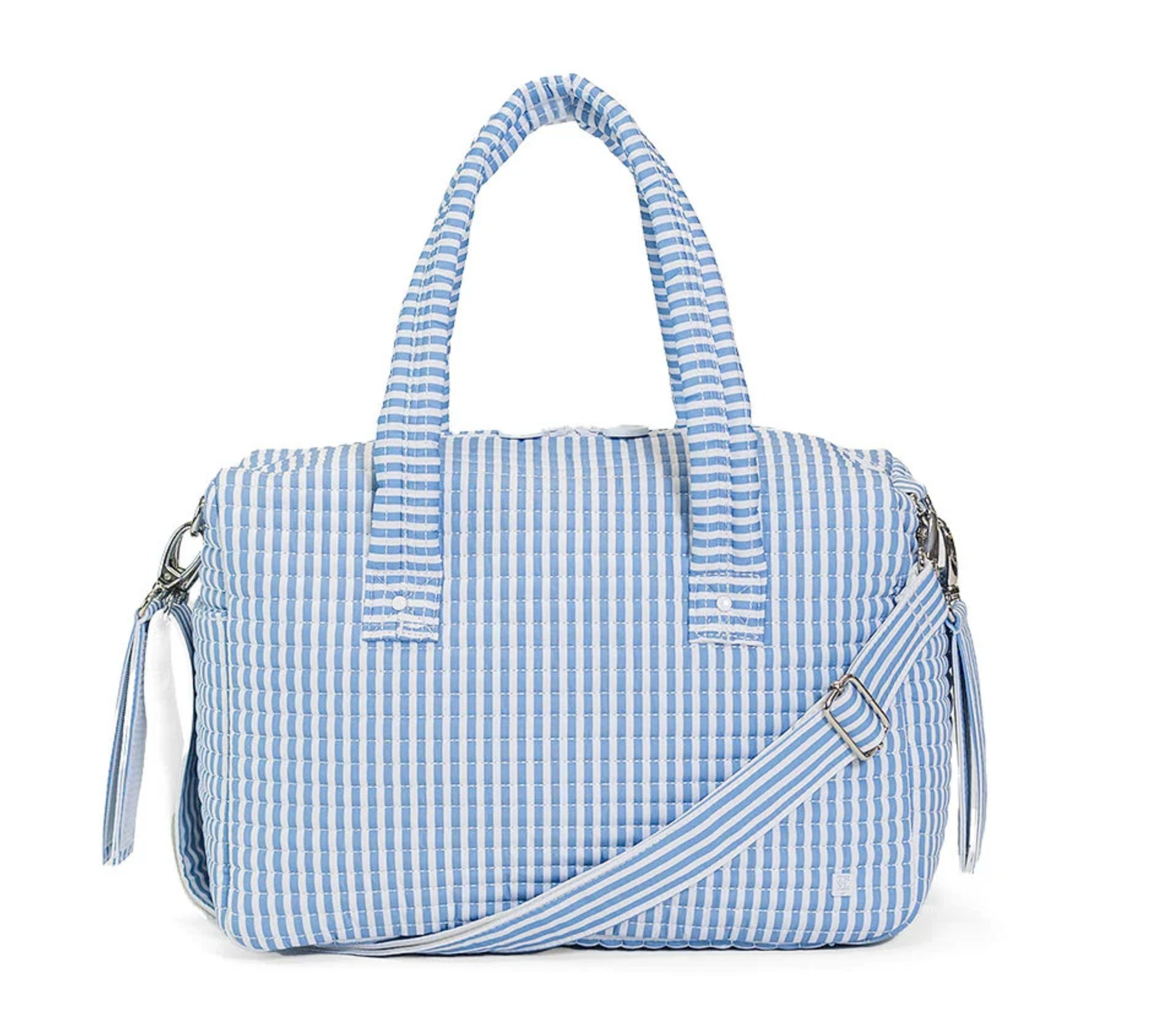 Quilted Stroller Bag- Blue