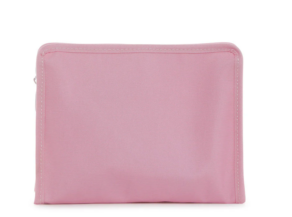 Roadie Solid Pink Zip Pouch- Medium