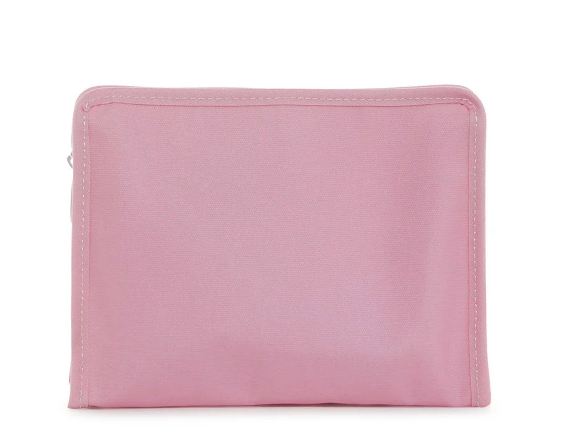 Roadie Solid Pink Zip Pouch- Medium