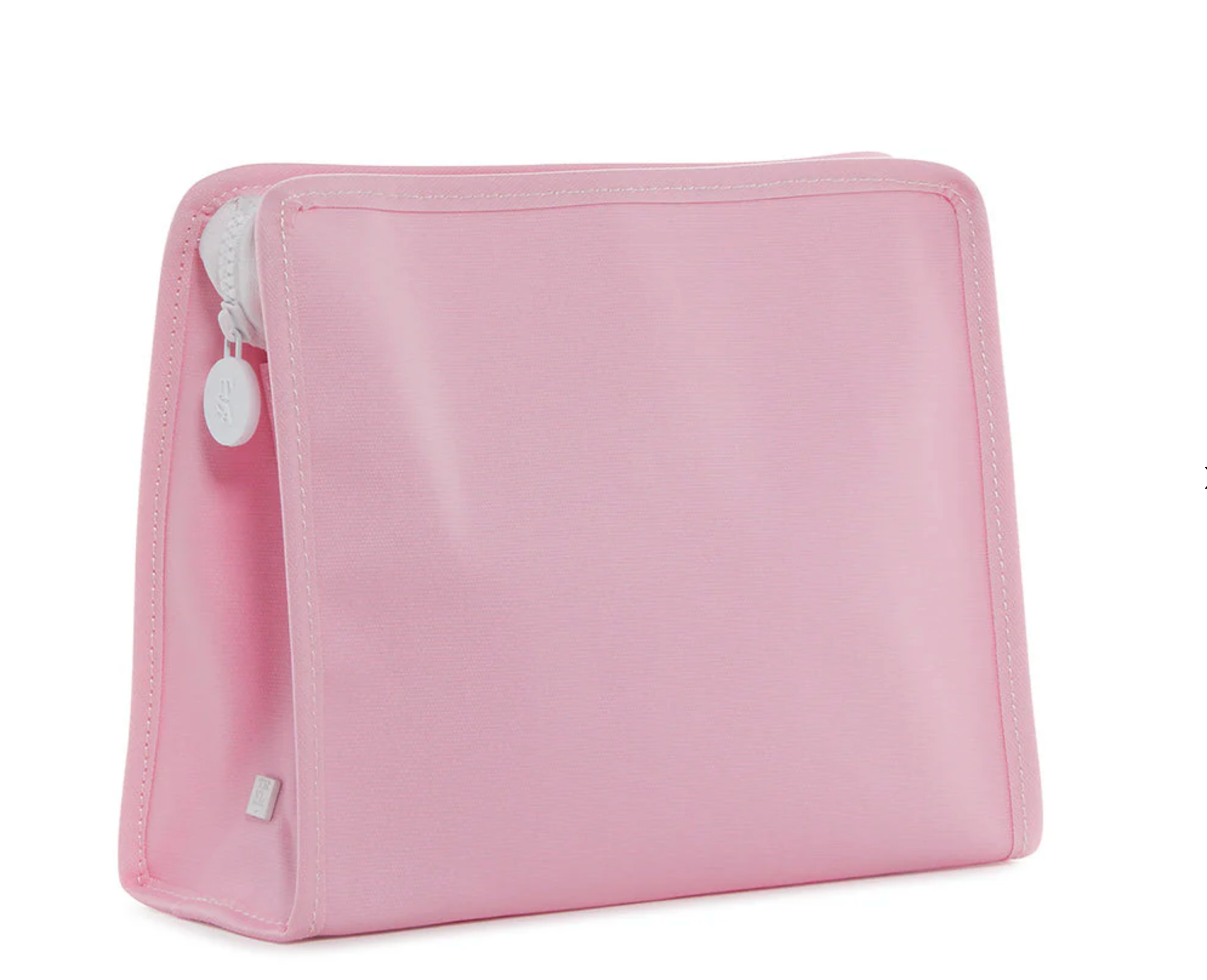 Roadie Solid Pink Zip Pouch- Large